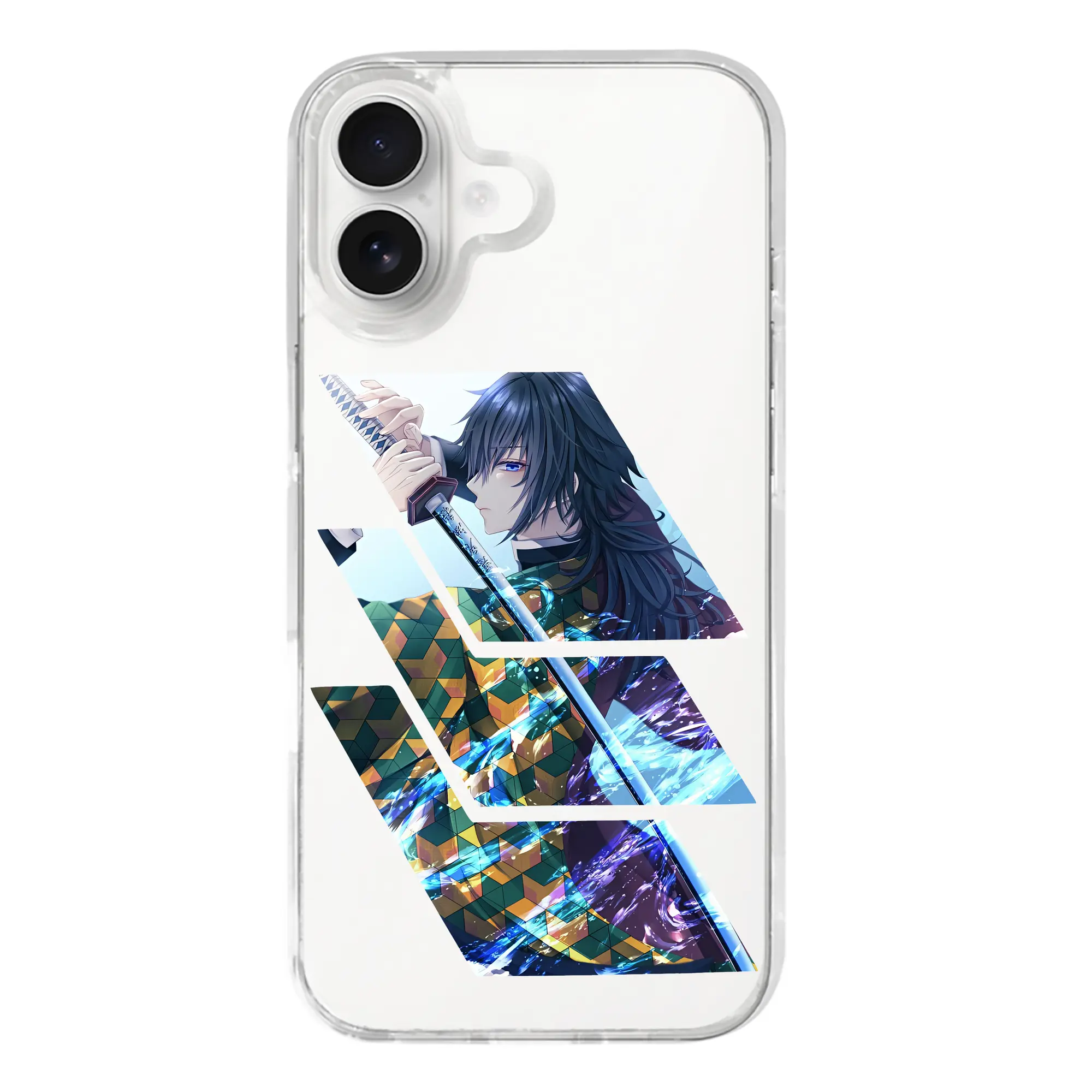 鬼滅の刃 グッズ,冨岡 義勇 - iPhone 17シリーズ 透明スマホケース – 薄型・耐衝撃・精密フィット保護カバー